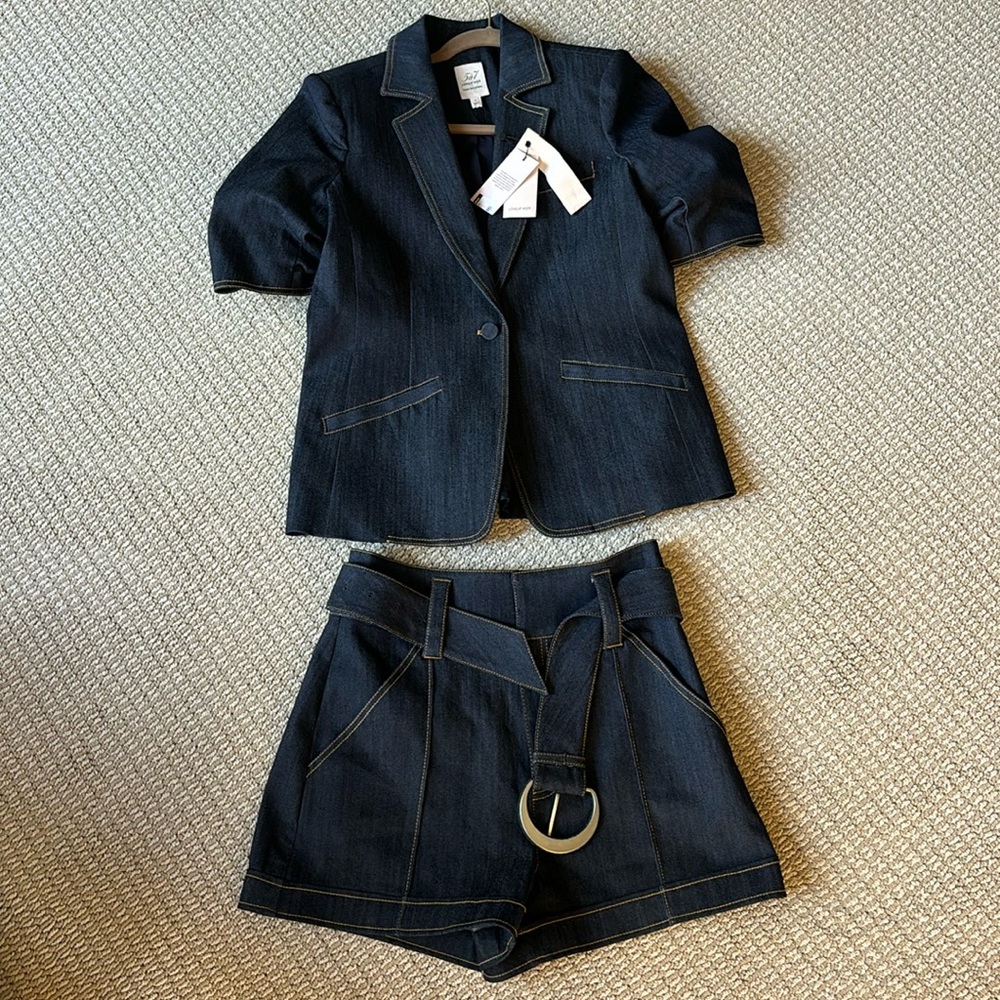 Cinq A Sept Khloe blazer and shorts